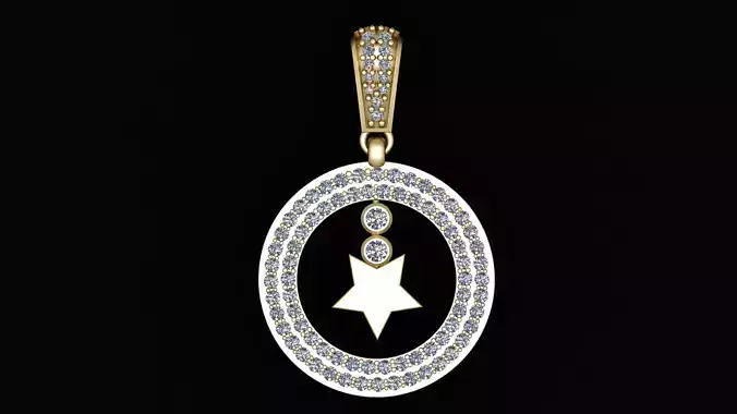 STAR Men Women pendant 