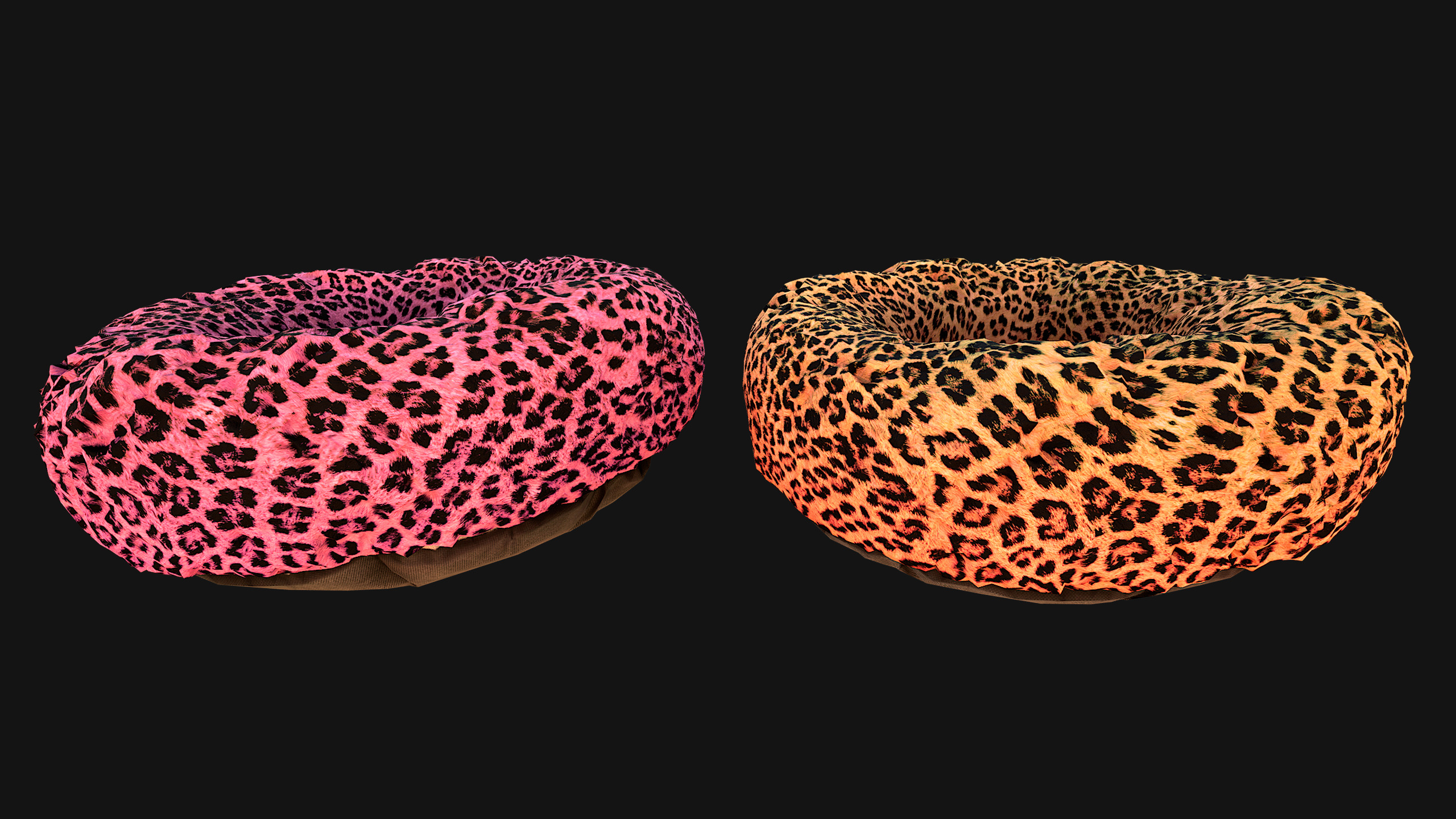 Bed for Animals Dog Cat Rodent Hamster Sofa Pet Pack Low-poly 3D model_32