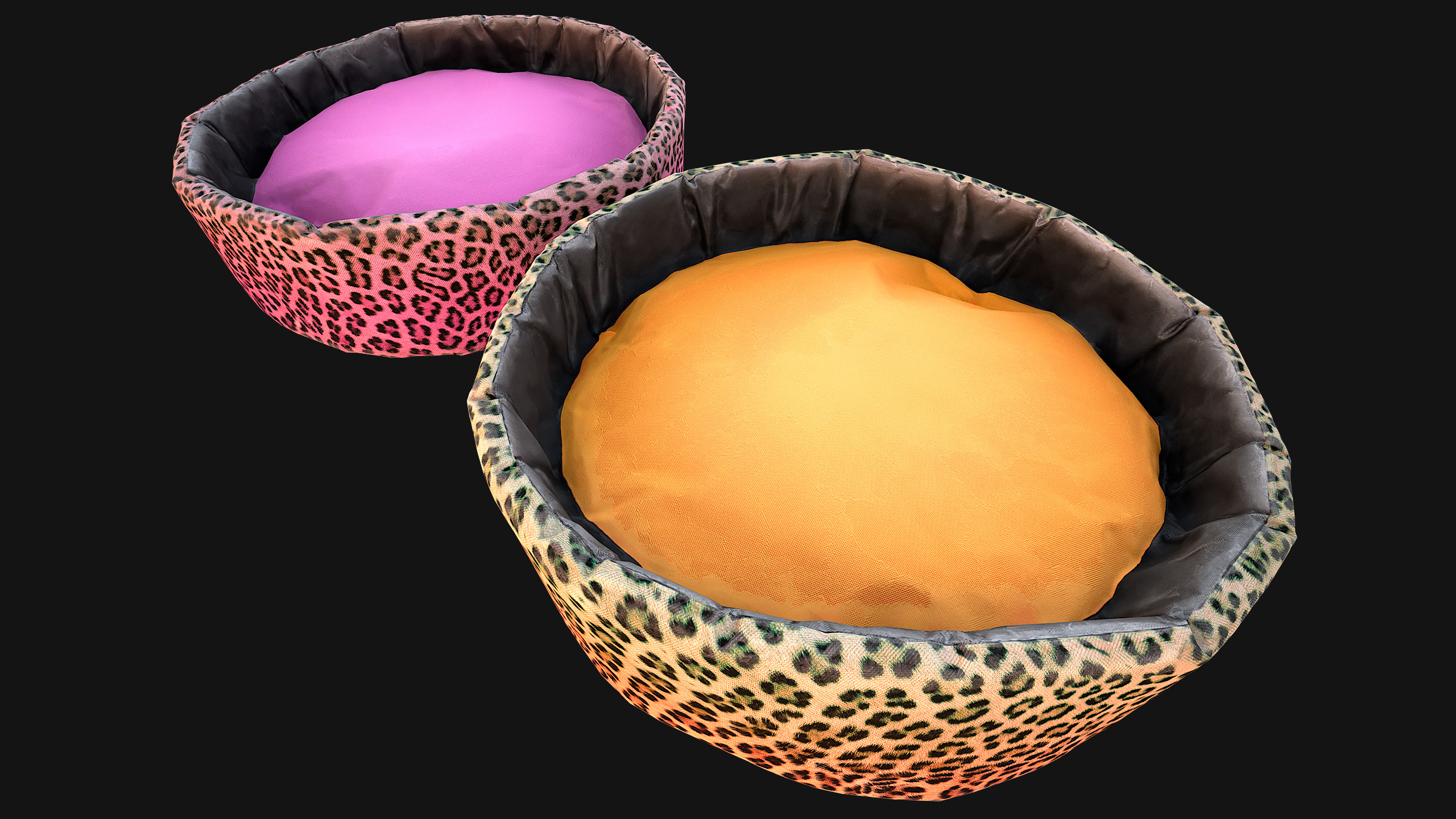 Bed for Animals Dog Cat Rodent Hamster Sofa Pet Pack Low-poly 3D model_5