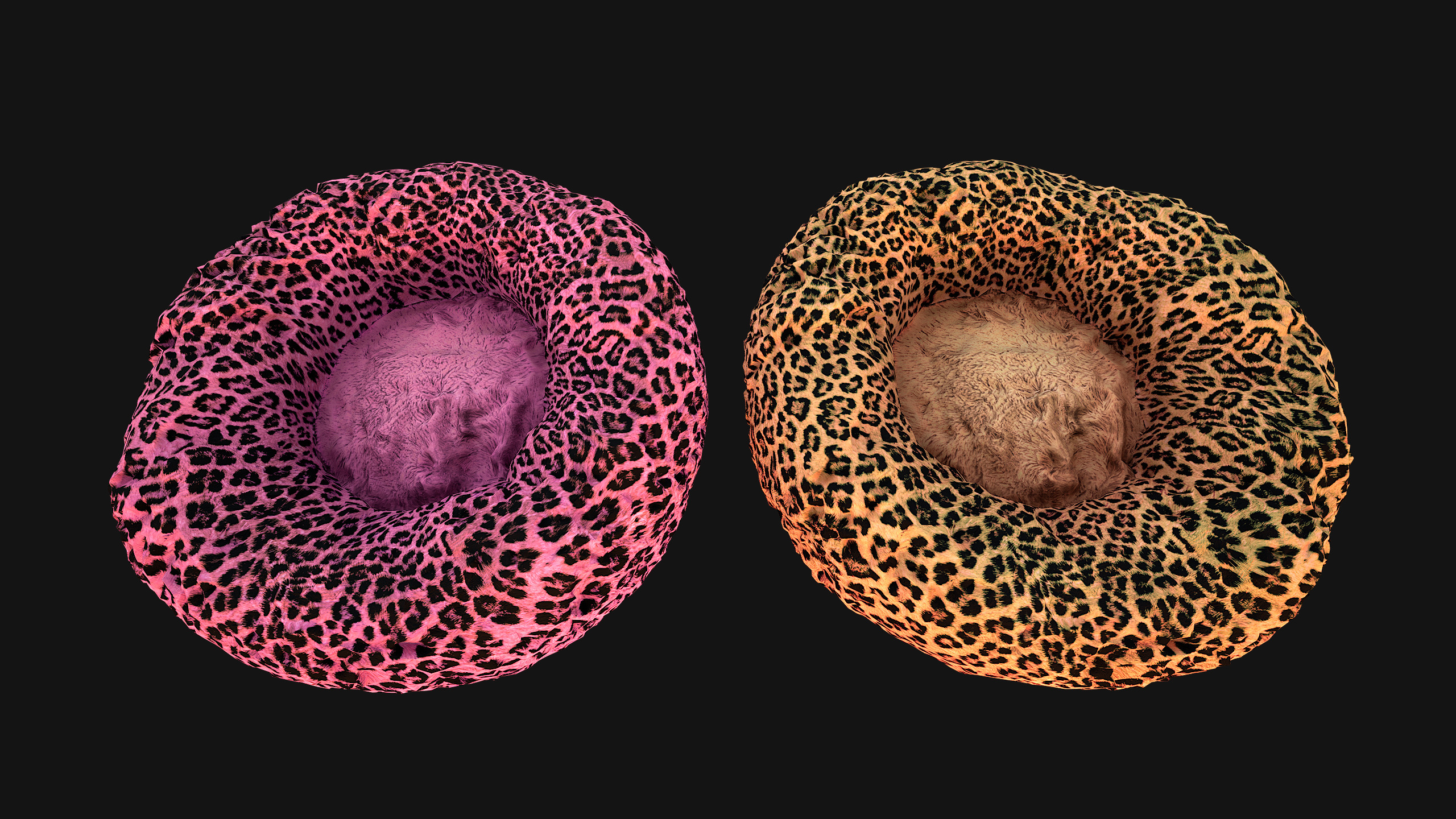 Bed for Animals Dog Cat Rodent Hamster Sofa Pet Pack Low-poly 3D model_36