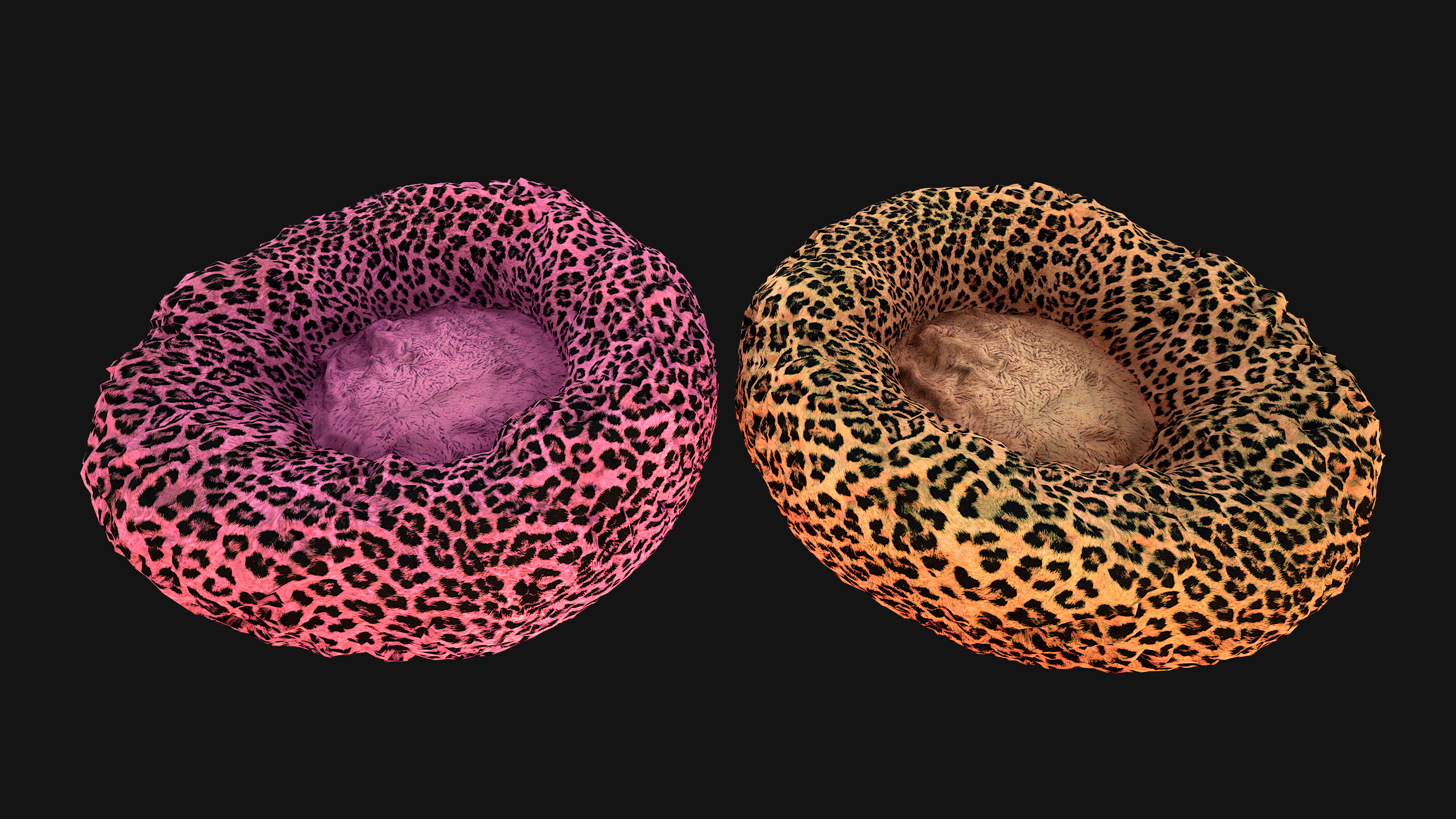 Bed for Animals Dog Cat Rodent Hamster Sofa Pet Pack Low-poly 3D model_35