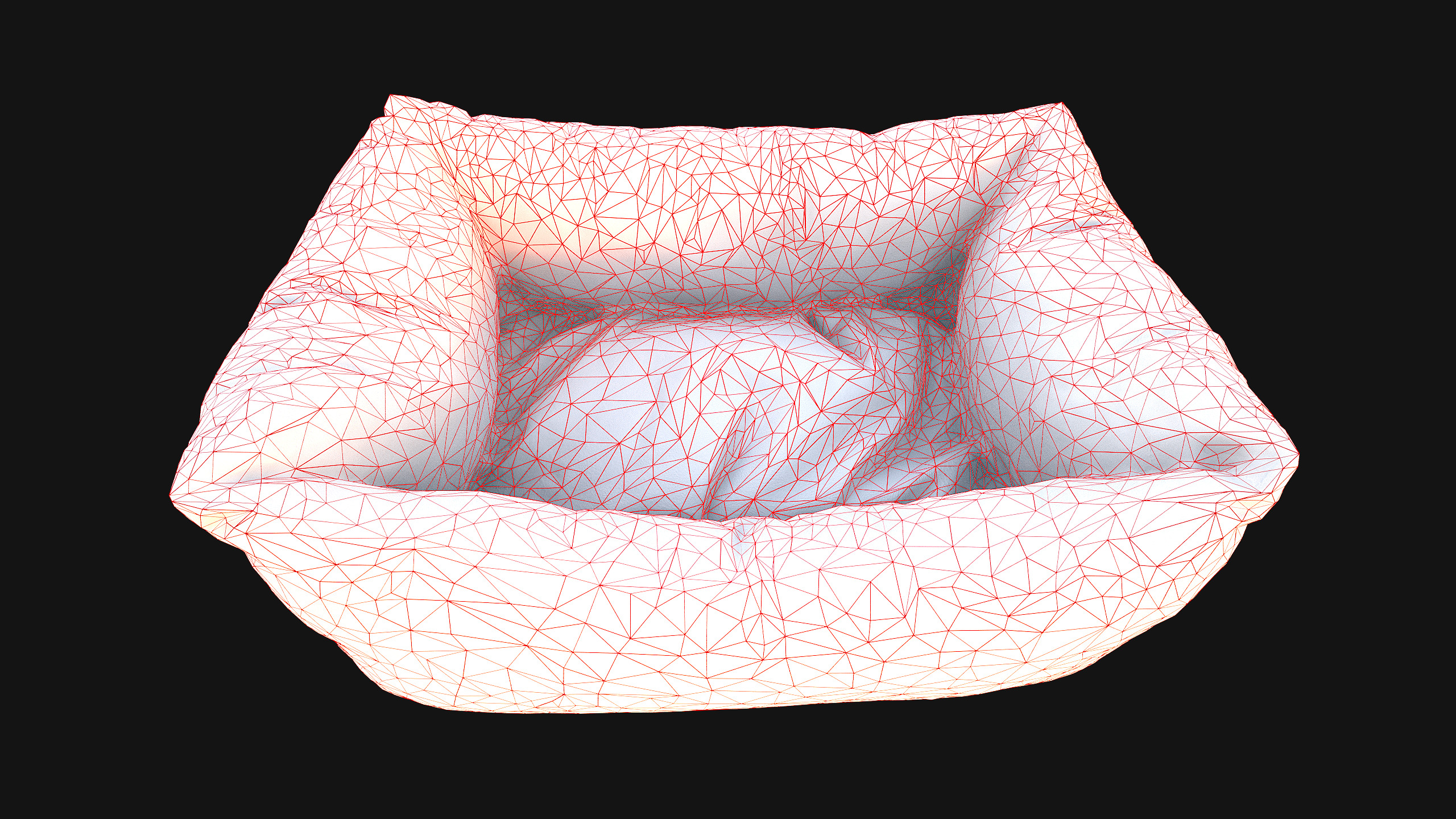 Bed for Animals Dog Cat Rodent Hamster Sofa Pet Pack Low-poly 3D model_44