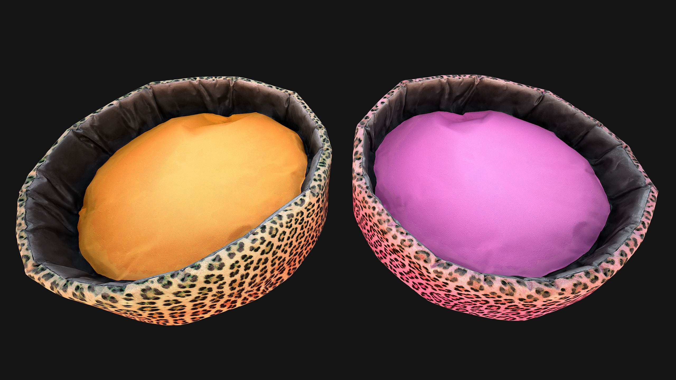 Bed for Animals Dog Cat Rodent Hamster Sofa Pet Pack Low-poly 3D model_23