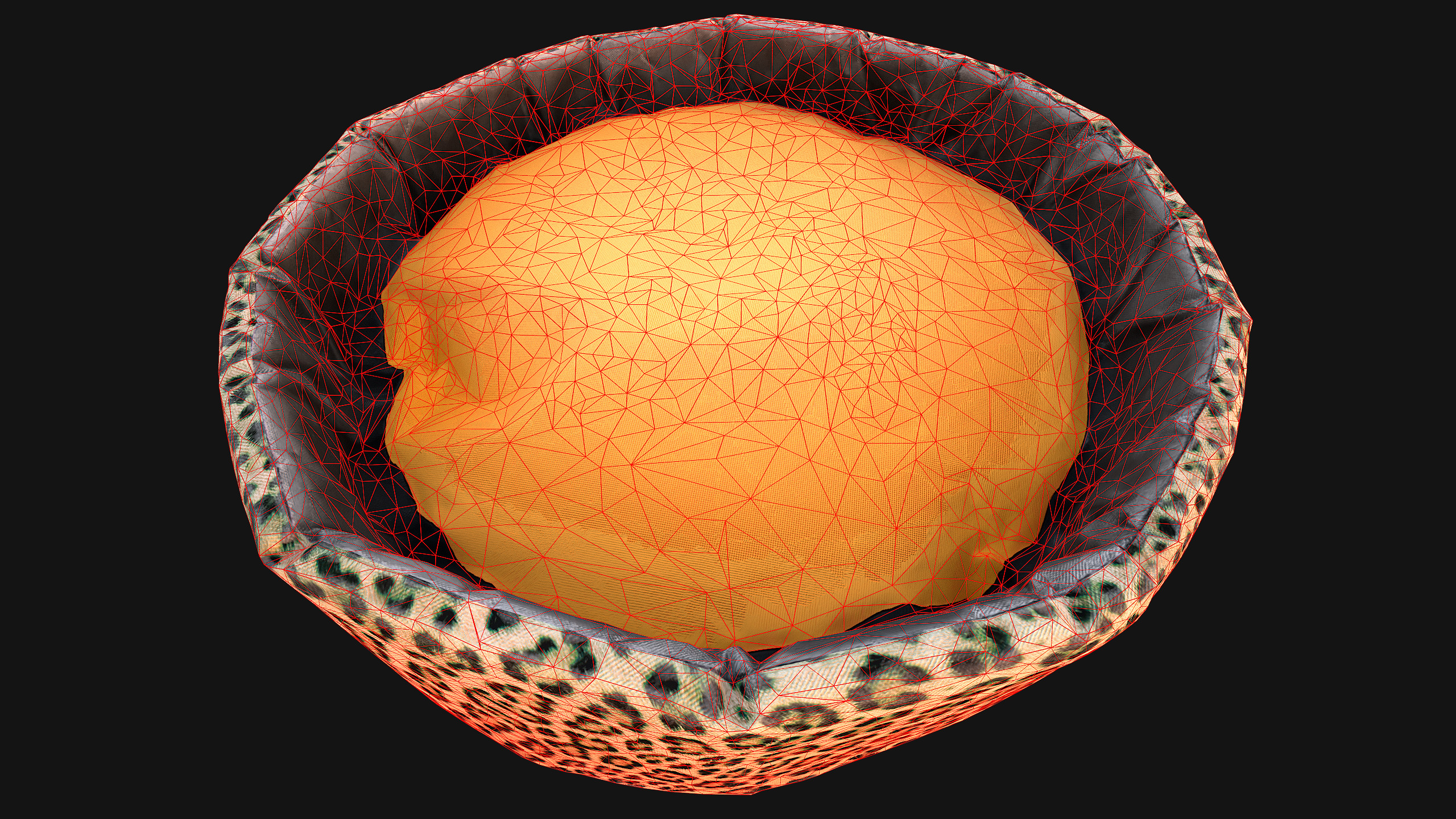 Bed for Animals Dog Cat Rodent Hamster Sofa Pet Pack Low-poly 3D model_20