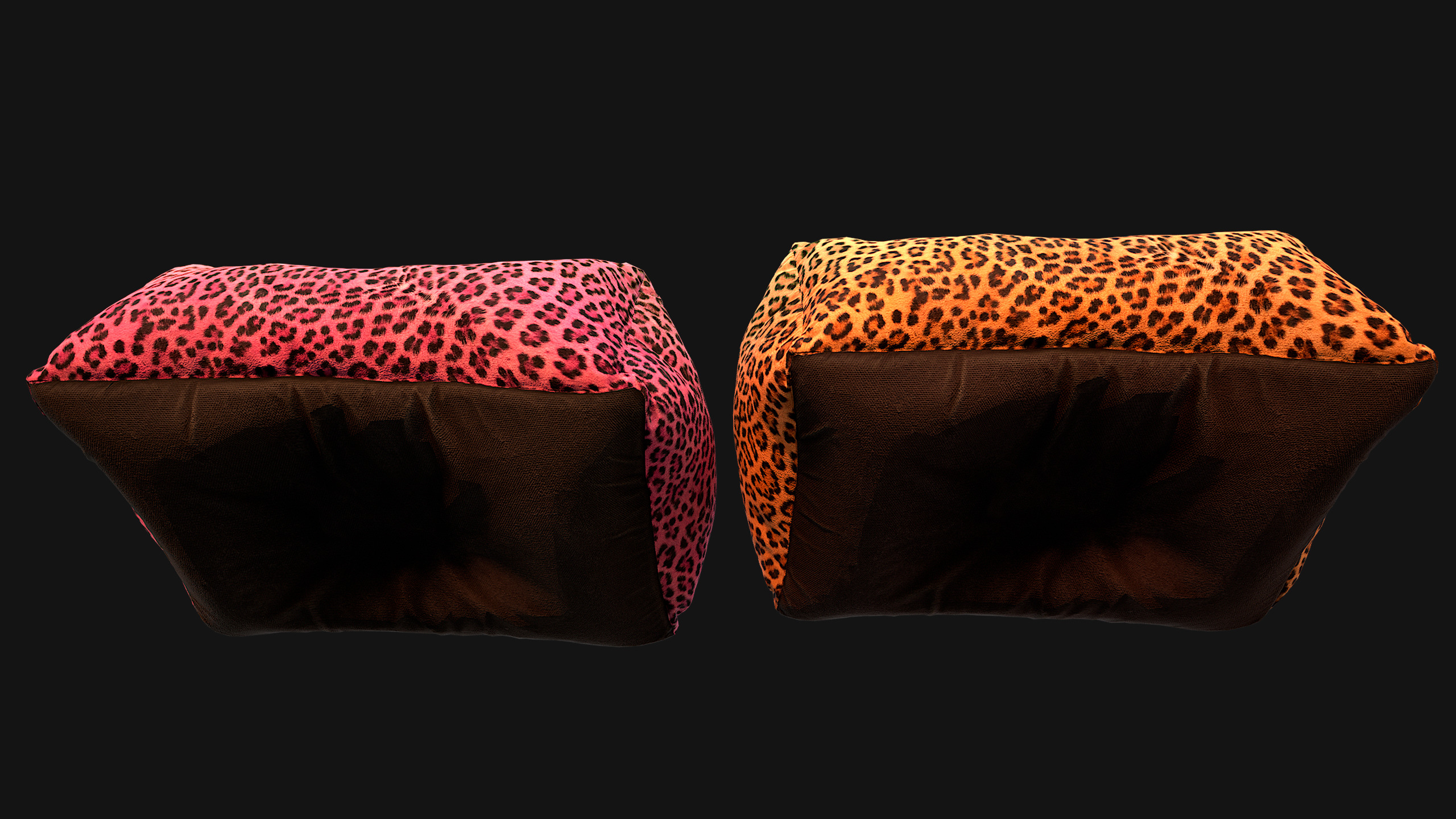 Bed for Animals Dog Cat Rodent Hamster Sofa Pet Pack Low-poly 3D model_24