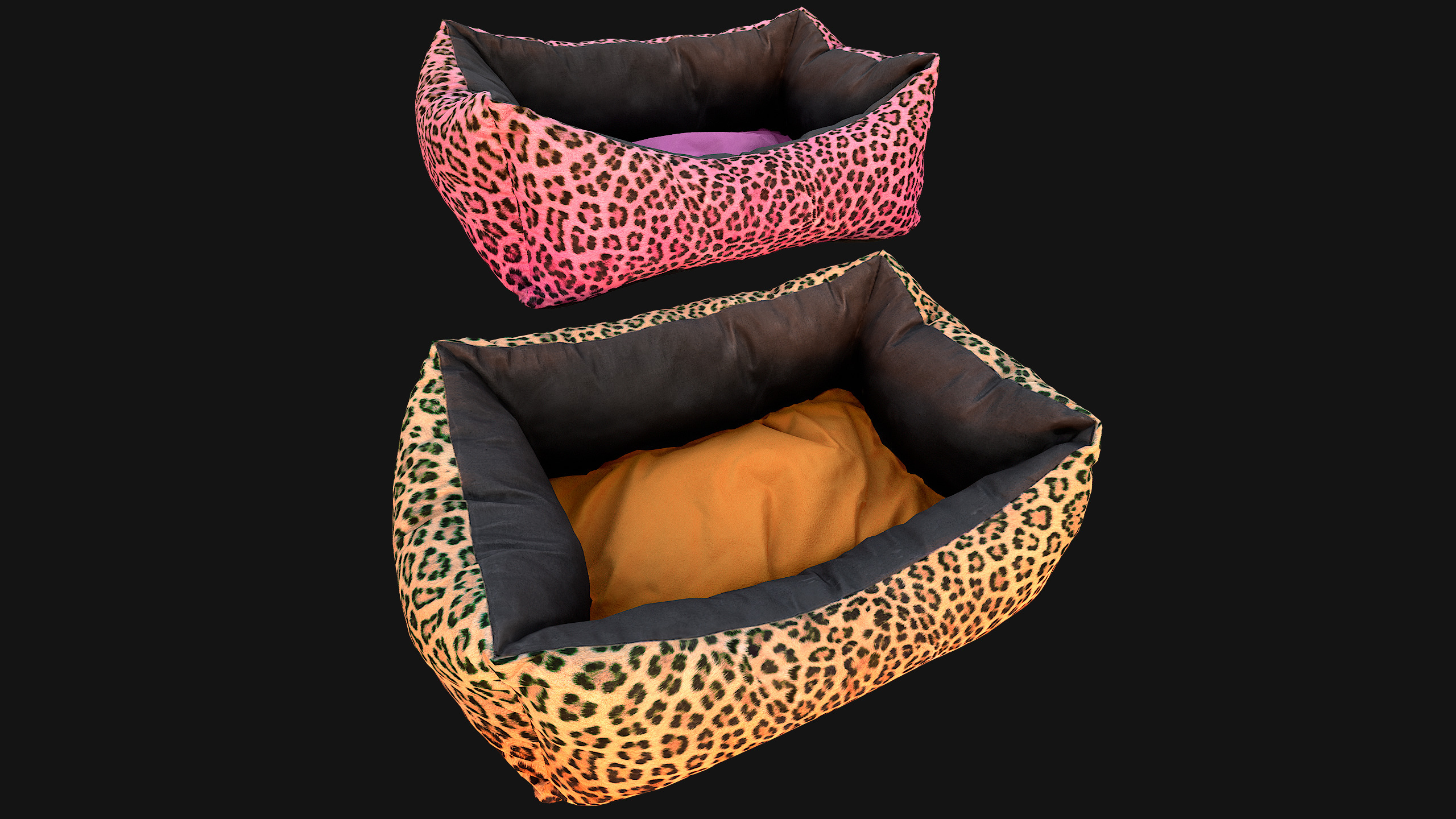 Bed for Animals Dog Cat Rodent Hamster Sofa Pet Pack Low-poly 3D model_26