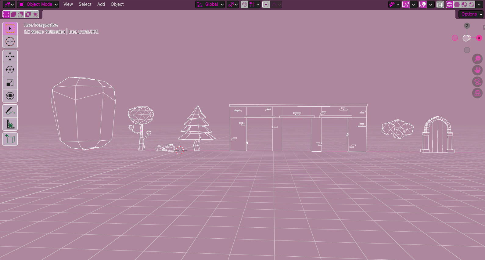 Floating Sky Island - Stylized Game Environment Asset Pack Low-poly 3D model_4
