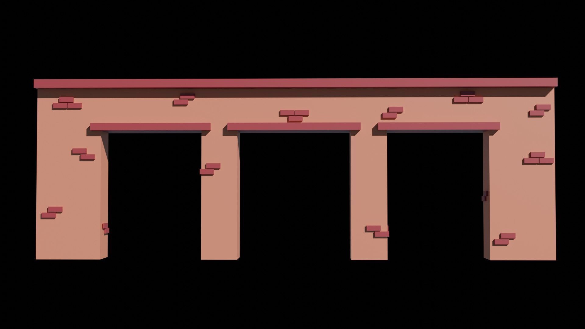 Floating Sky Island - Stylized Game Environment Asset Pack Low-poly 3D model_3