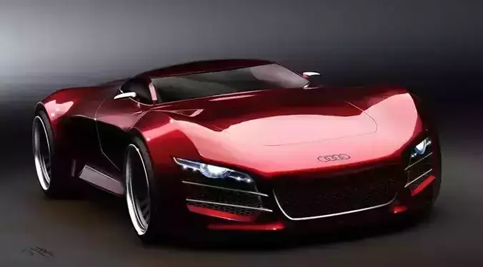  futuristic Audi concept car