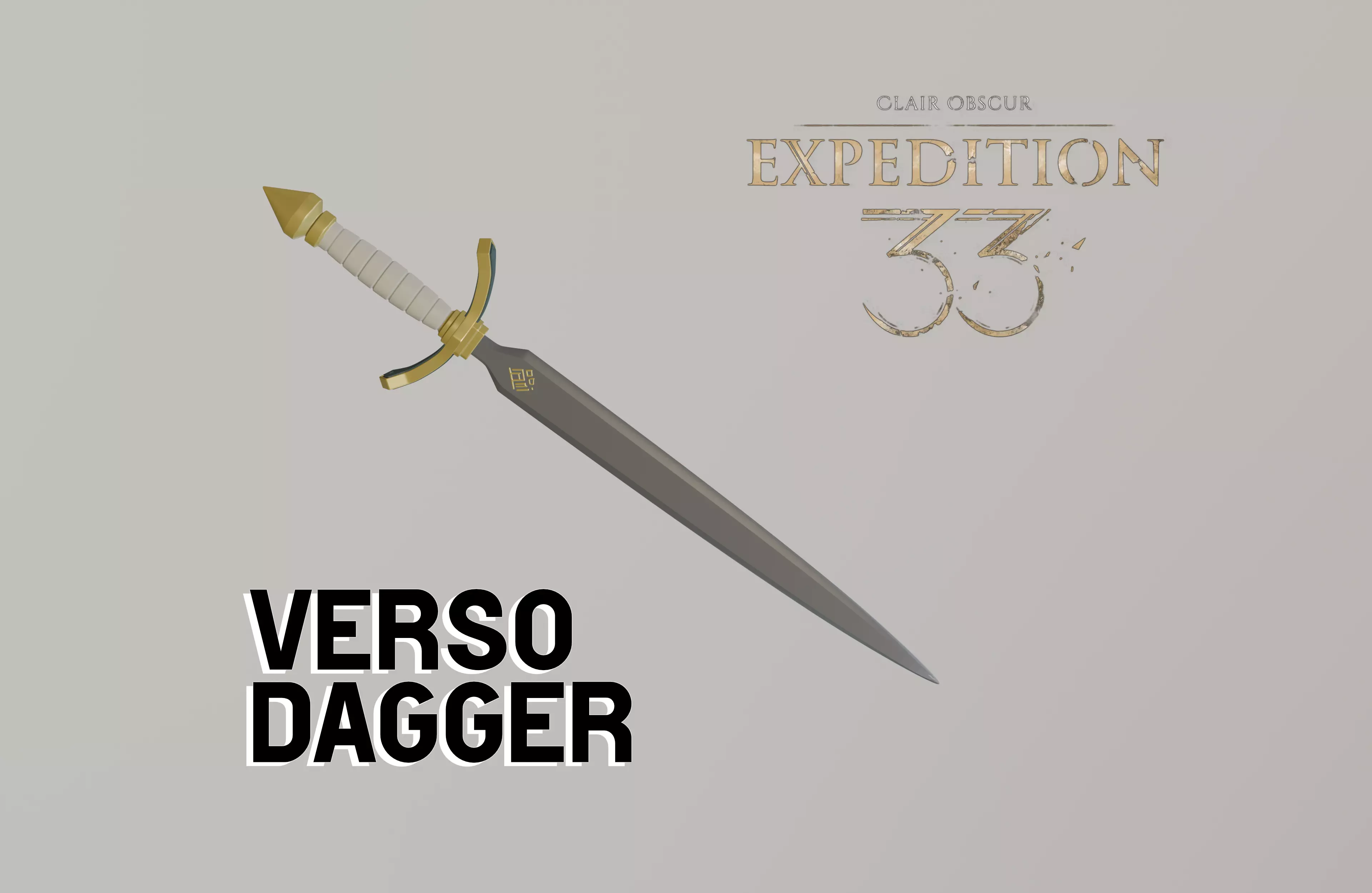 Clair Obscur Expedition 33 - Verso Dagger 3D print model