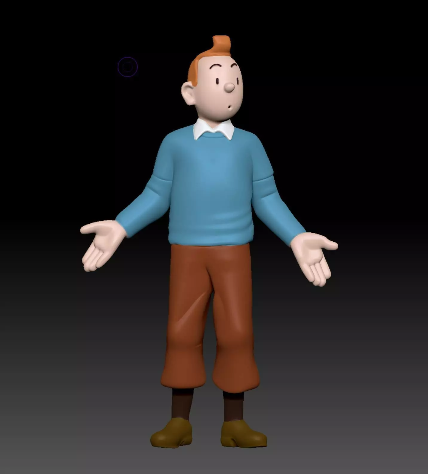 Tintins adventure ready to 3D print figure 3D print model_0