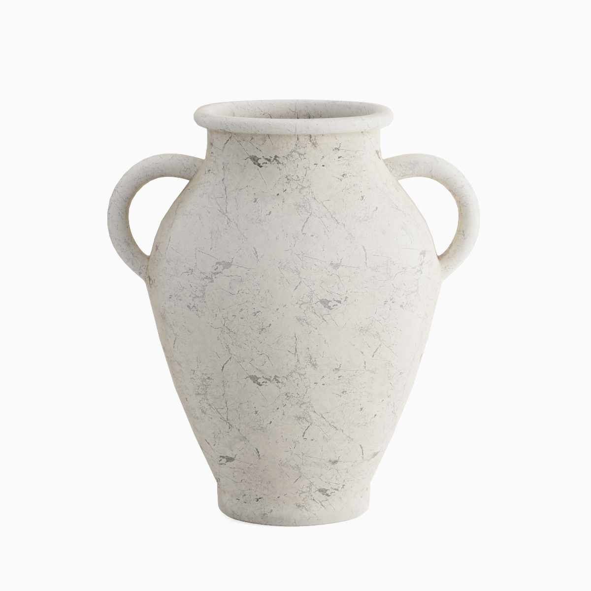 Antique Marble Garden Vase 01 Low-poly 3D model_1