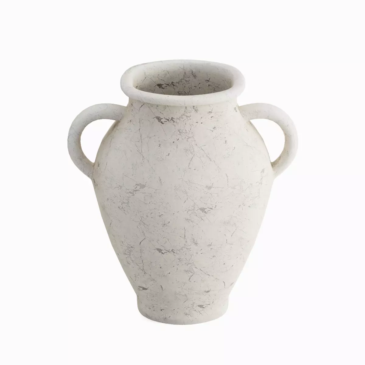 Antique Marble Garden Vase 01 Low-poly 3D model_0