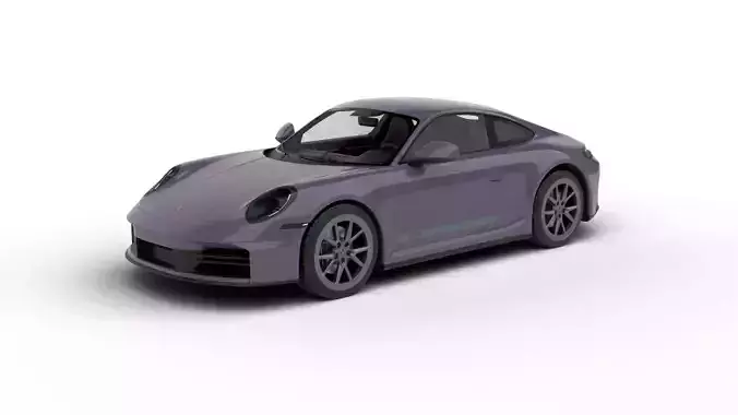 Porsche 911 Carrera T 2025 3d model