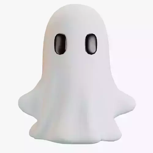 Ghost Low-poly 3D model
