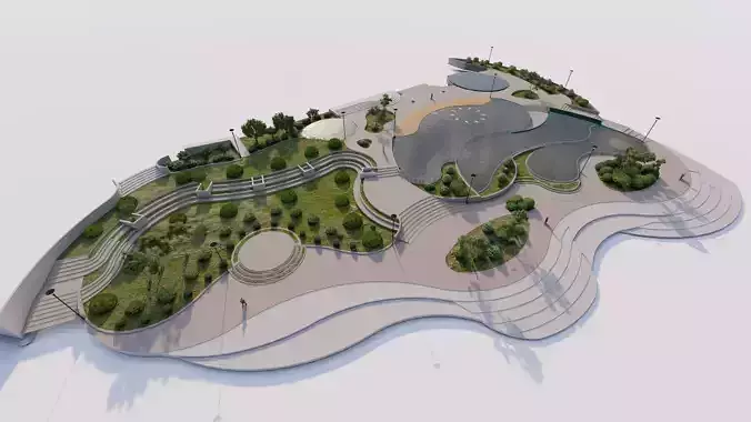 public park-Private Park Landscape