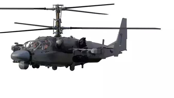 Kamov Ka-52 Alligator 3D model