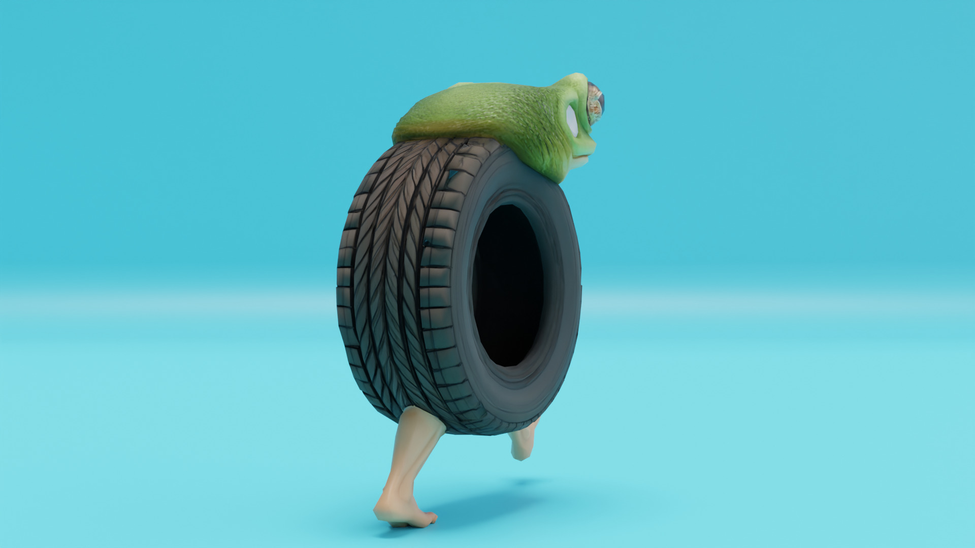 Boneca Ambalabu Italian brainrot Low Poly Character Low-poly 3D model_6