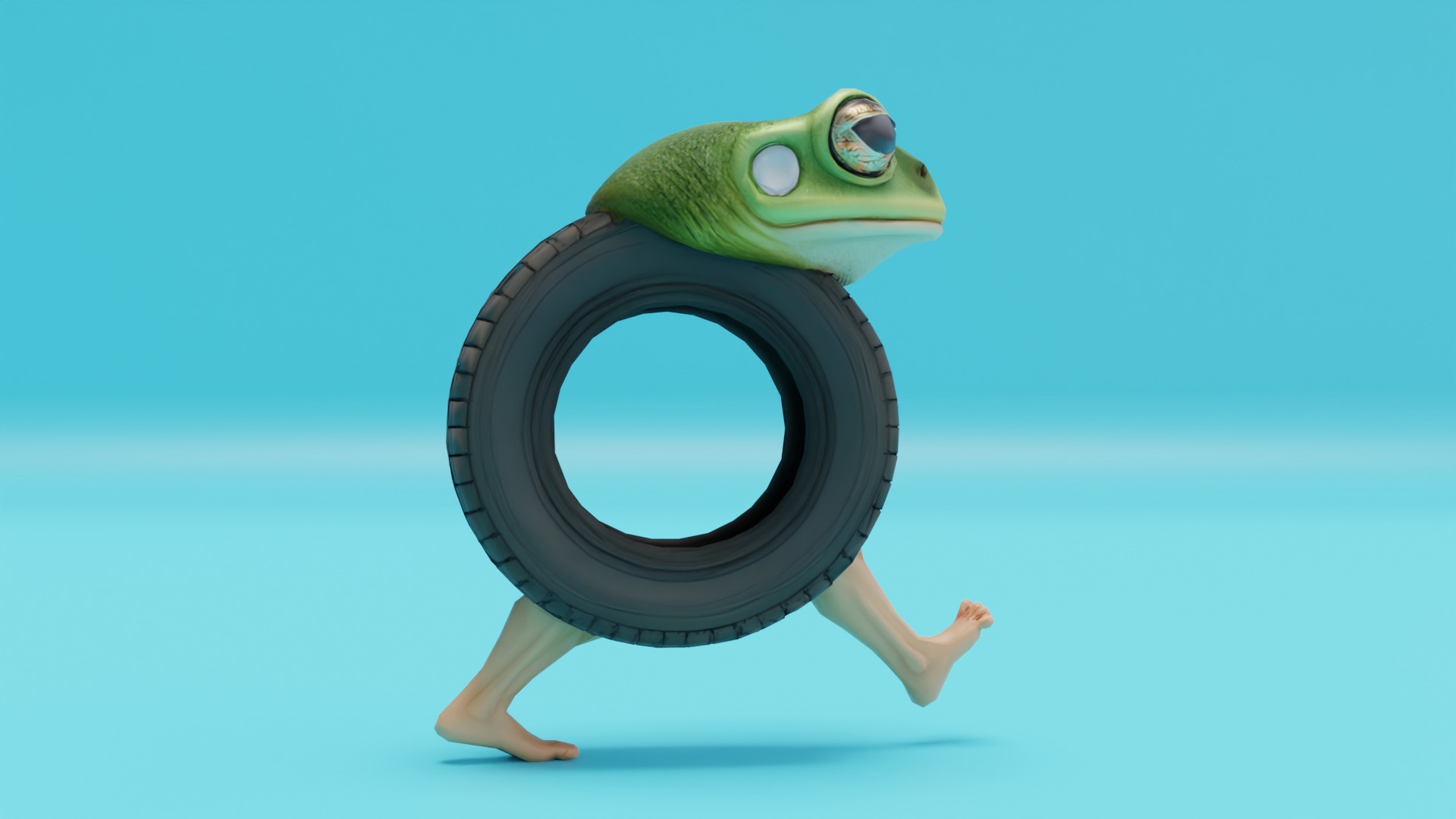 Boneca Ambalabu Italian brainrot Low Poly Character Low-poly 3D model_8