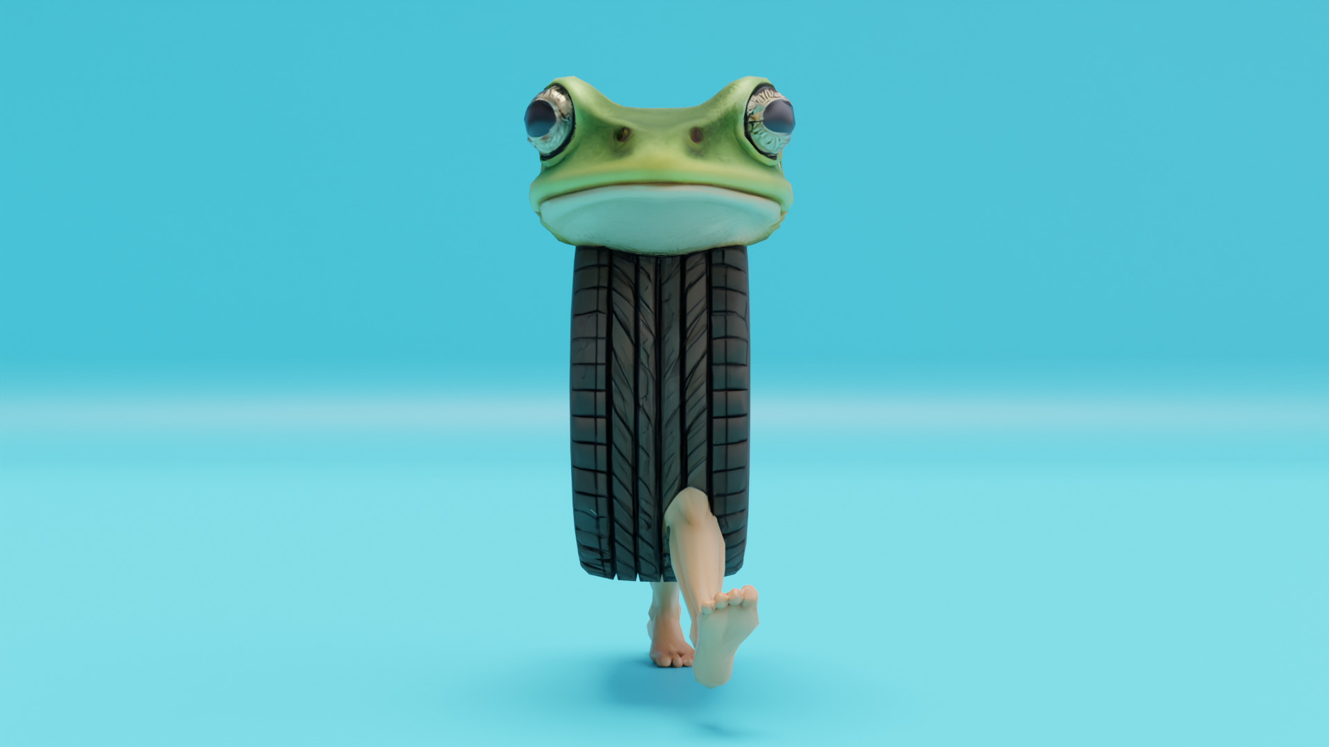 Boneca Ambalabu Italian brainrot Low Poly Character Low-poly 3D model_11