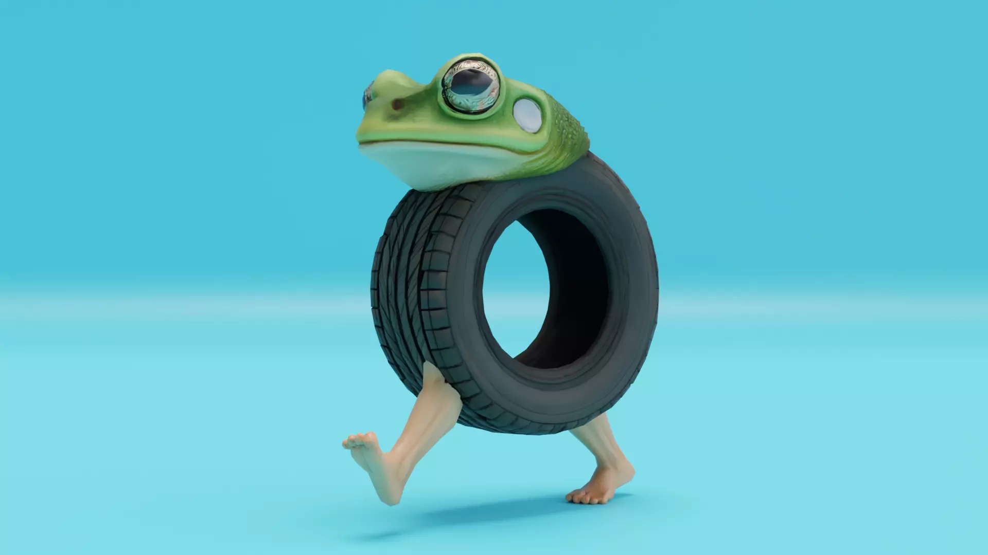 Boneca Ambalabu Italian brainrot Low Poly Character Low-poly 3D model_0