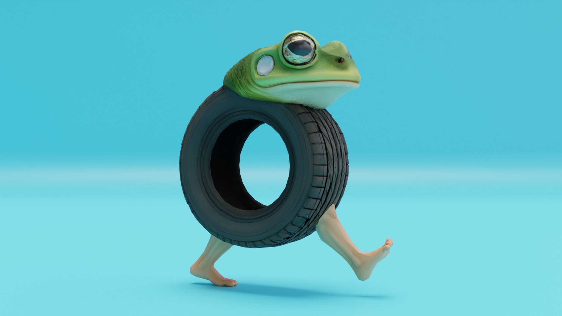 Boneca Ambalabu Italian brainrot Low Poly Character Low-poly 3D model_9