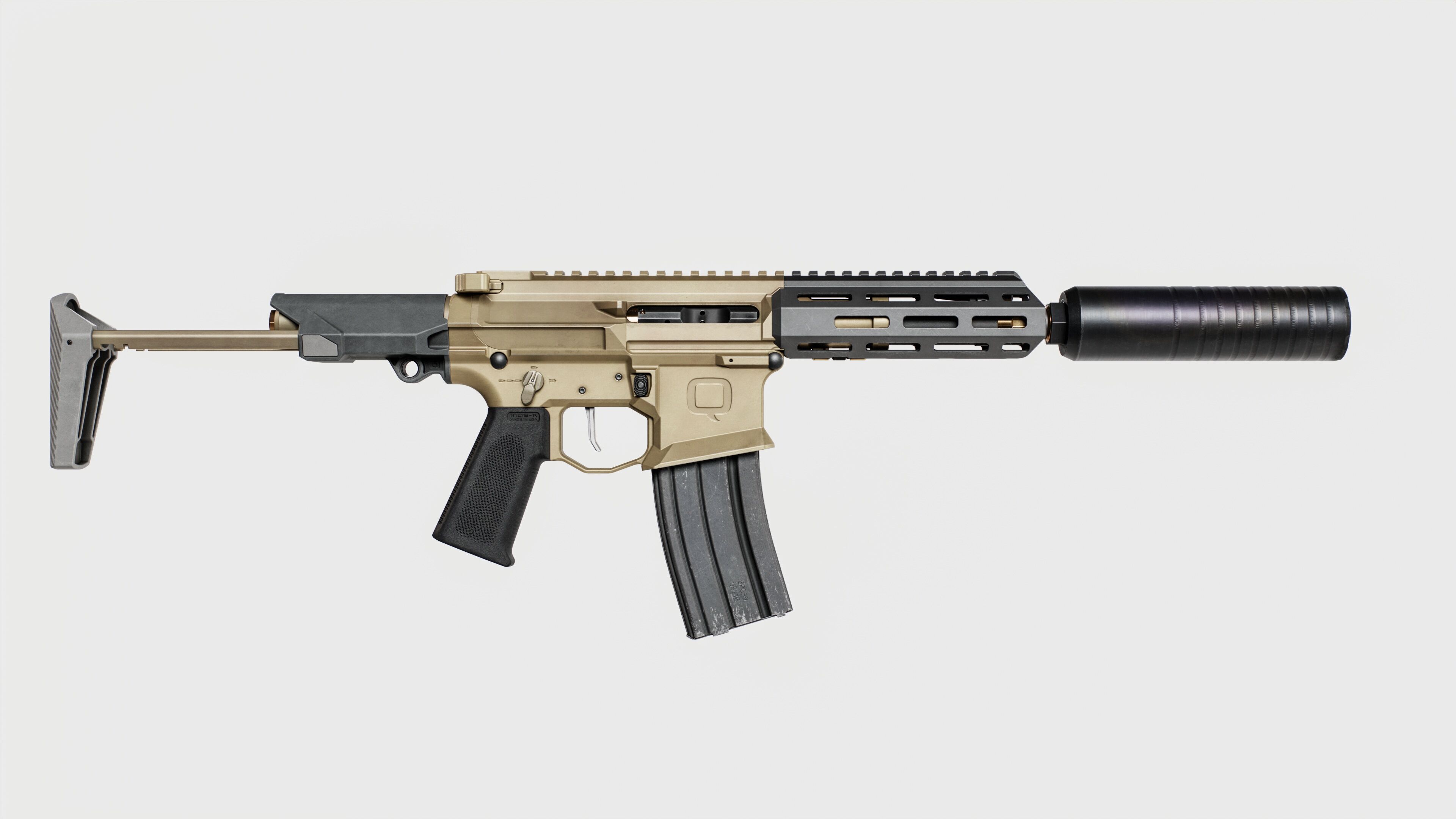 Q Honey Badger Rifle Low-poly 3D model_14