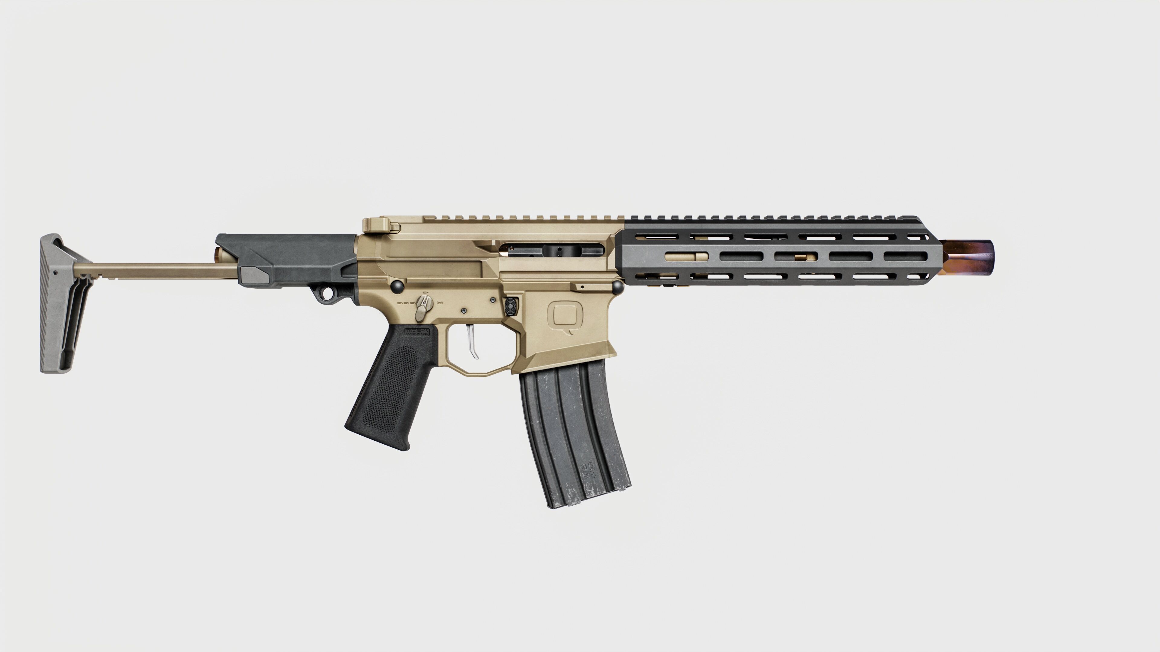 Q Honey Badger Rifle Low-poly 3D model_13