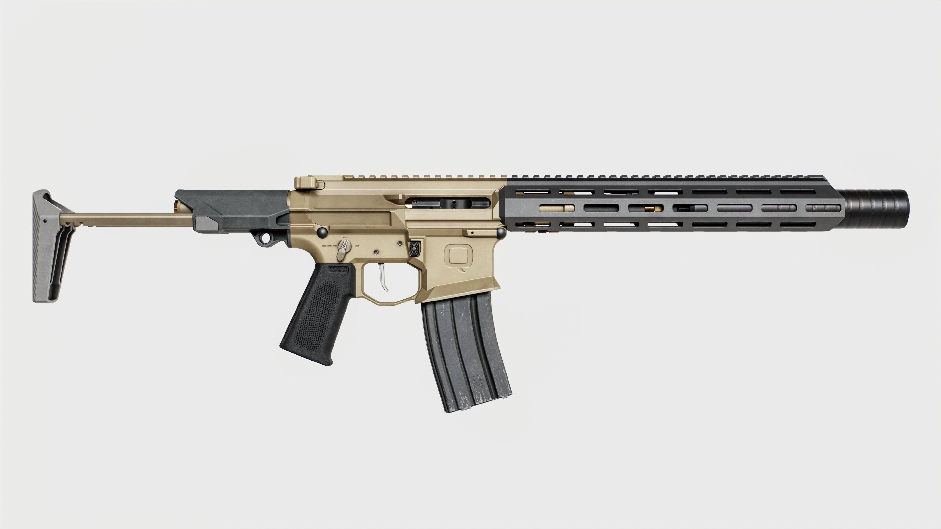 Q Honey Badger Rifle Low-poly 3D model_12