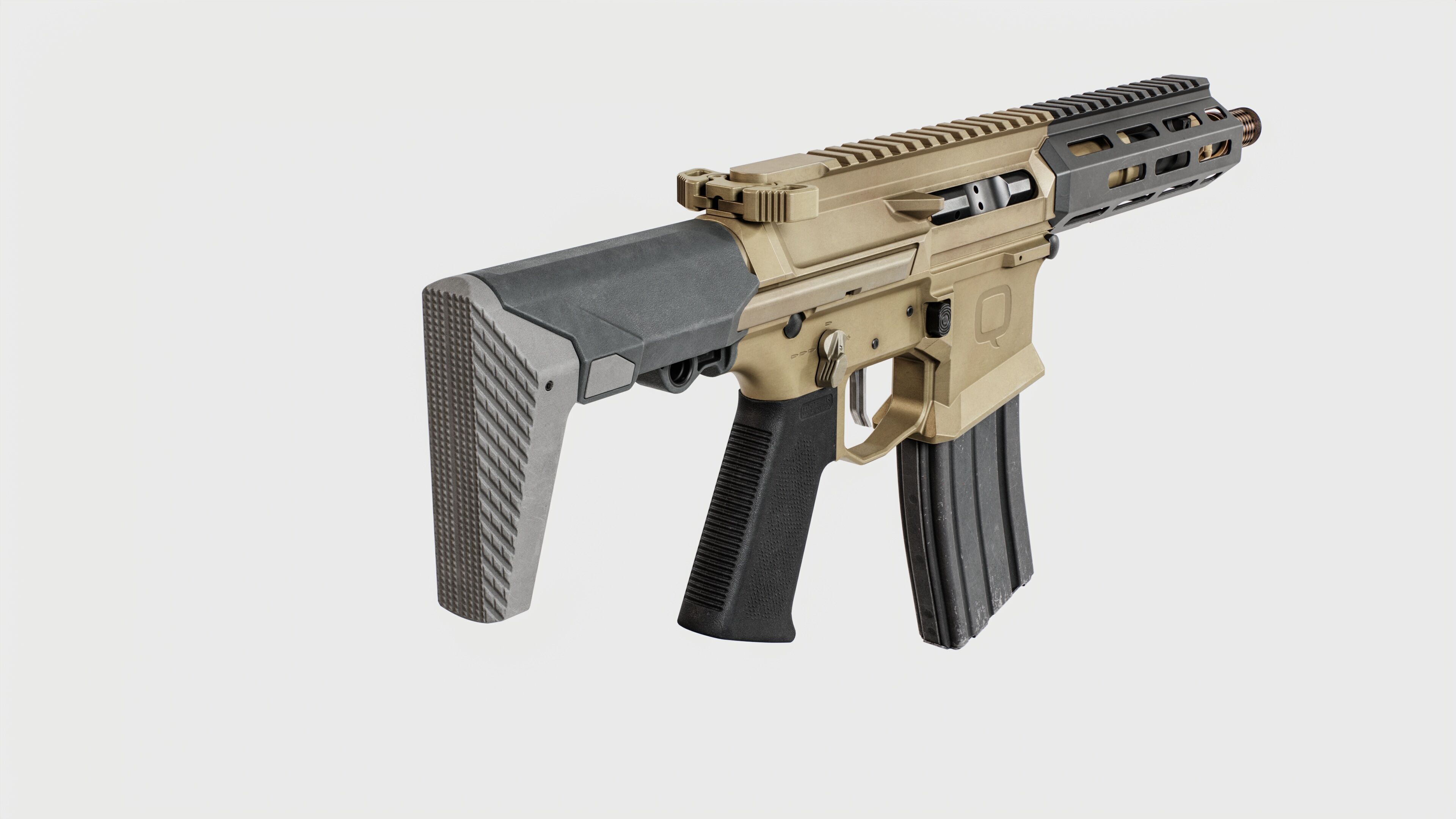 Q Honey Badger Rifle Low-poly 3D model_35