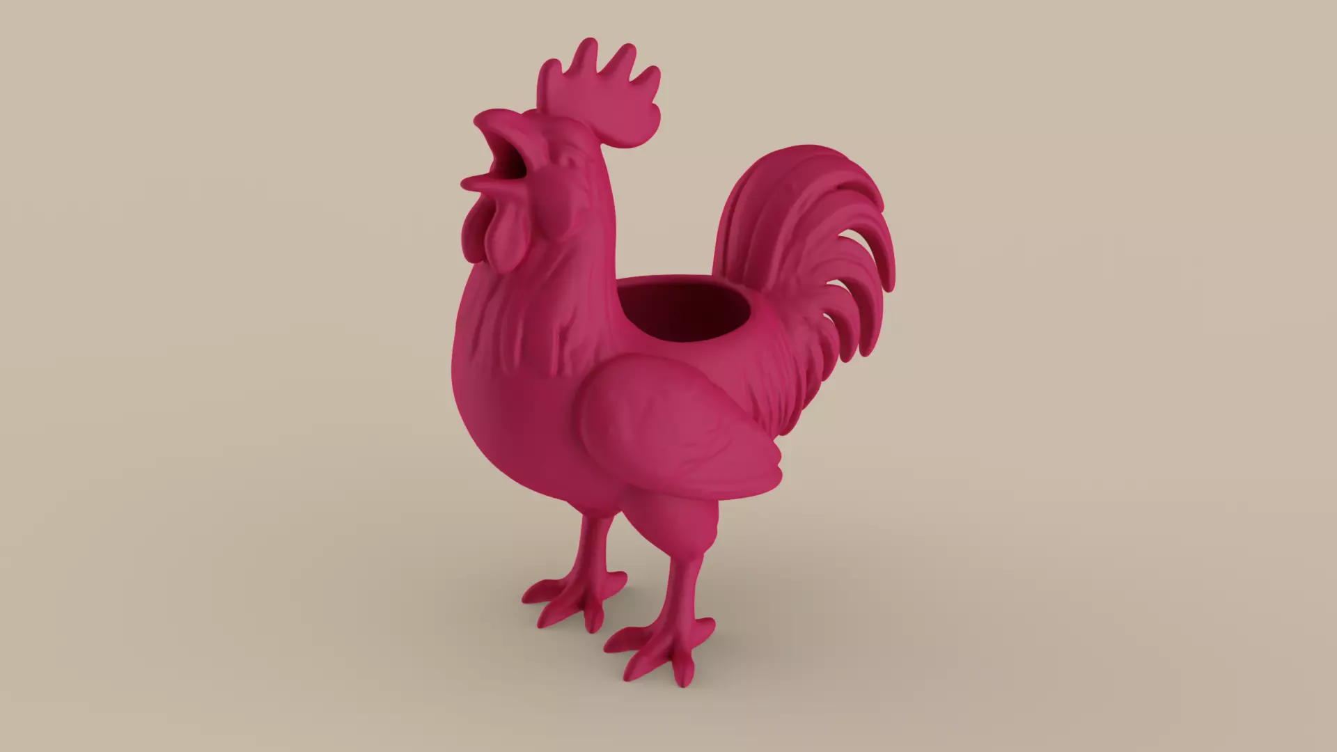 Denizli Rooster of Turkey 3D print model
