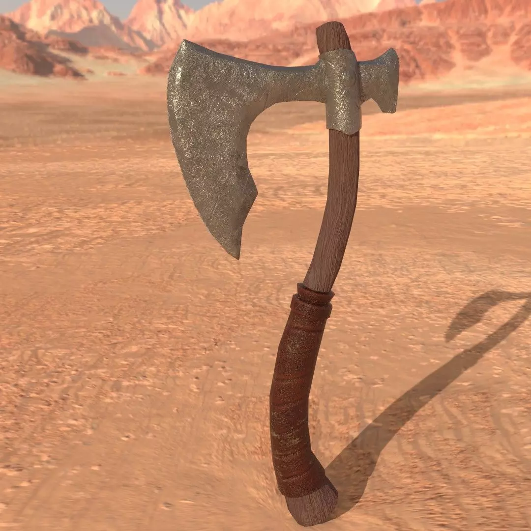 axe model Free low-poly 3D model