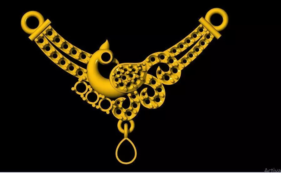 tanmaniya pendant 3dm file 3D print model_0