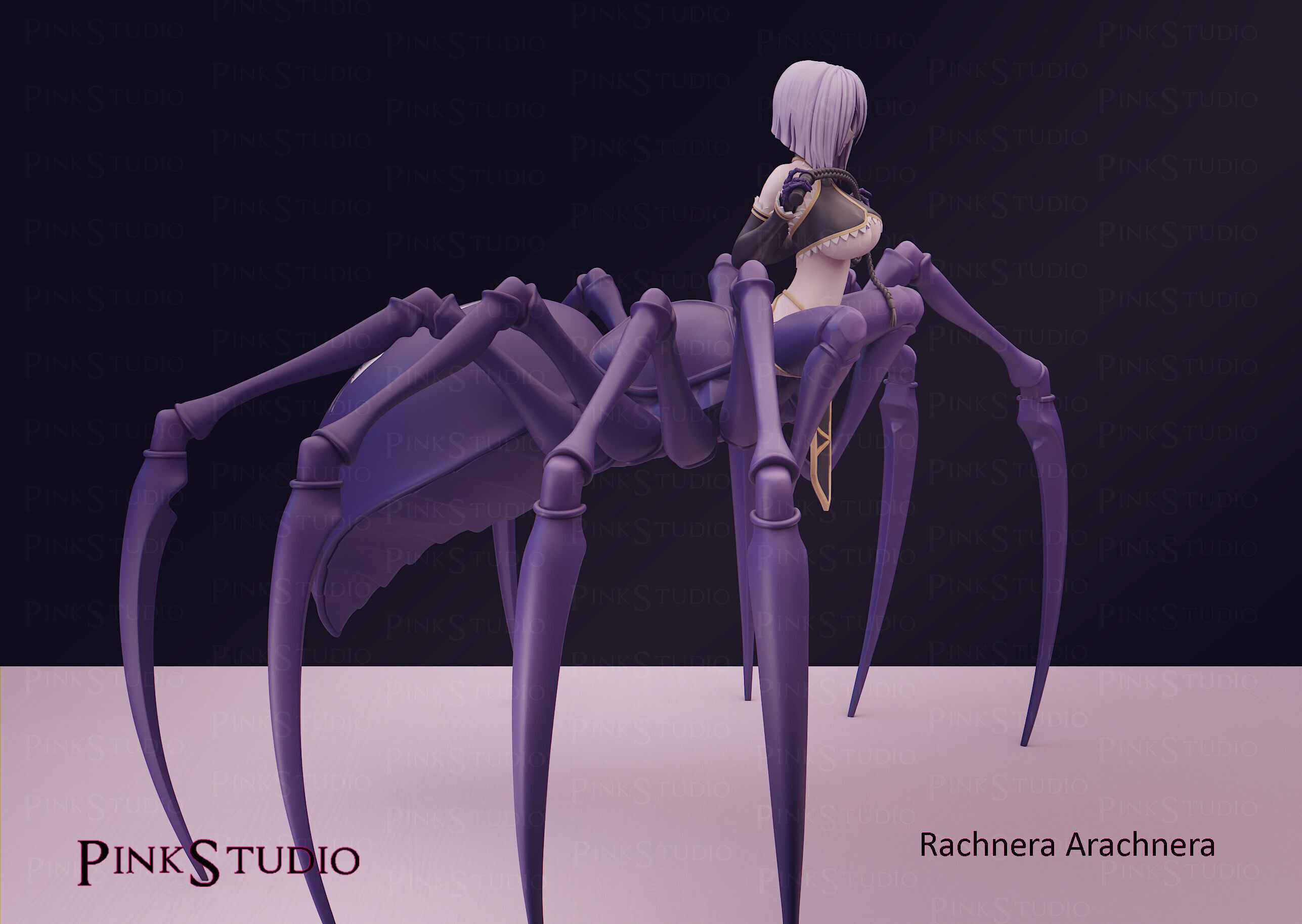 Monster Musume - Rachnera Arachnera 3D print model_7