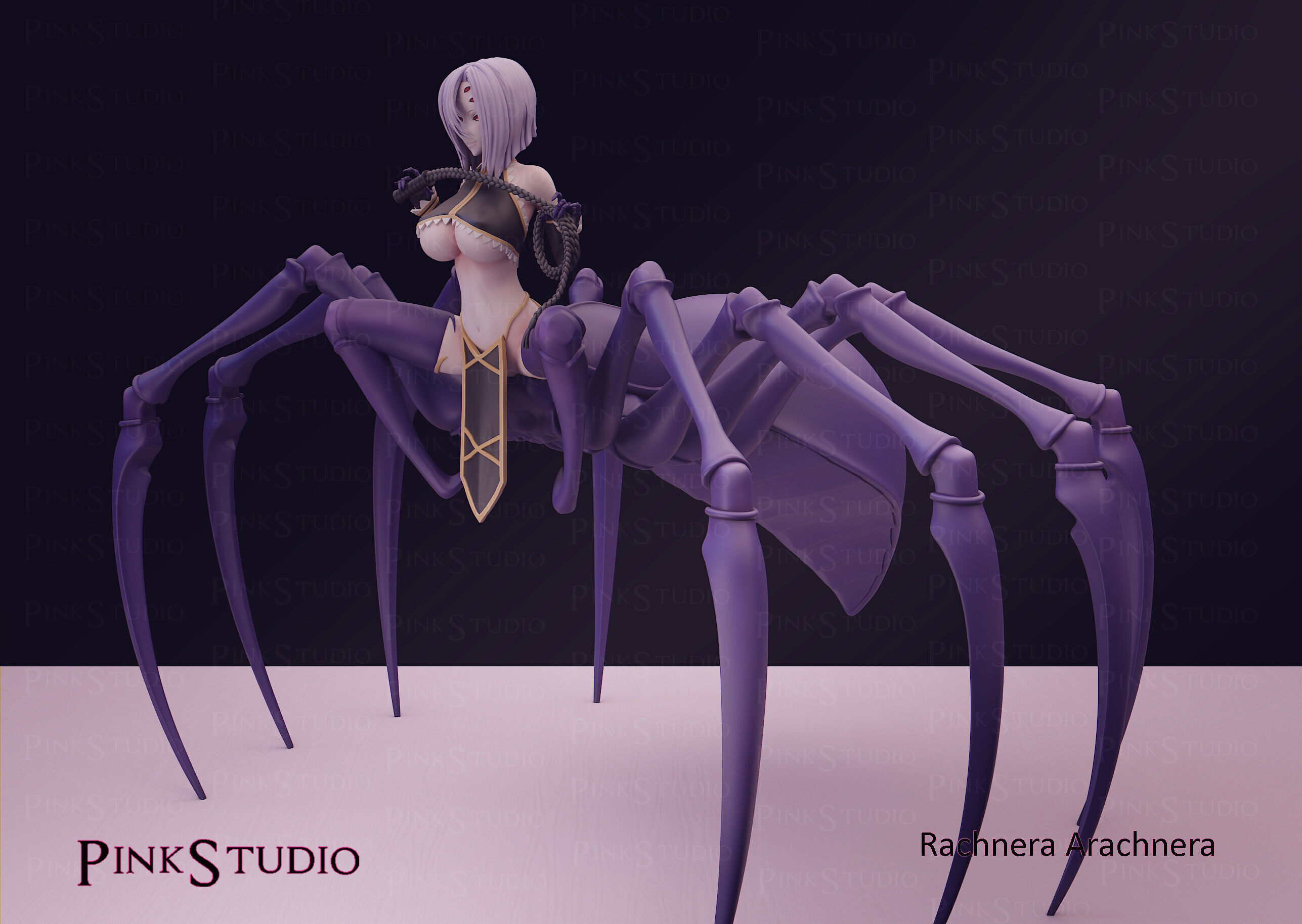 Monster Musume - Rachnera Arachnera 3D print model_29