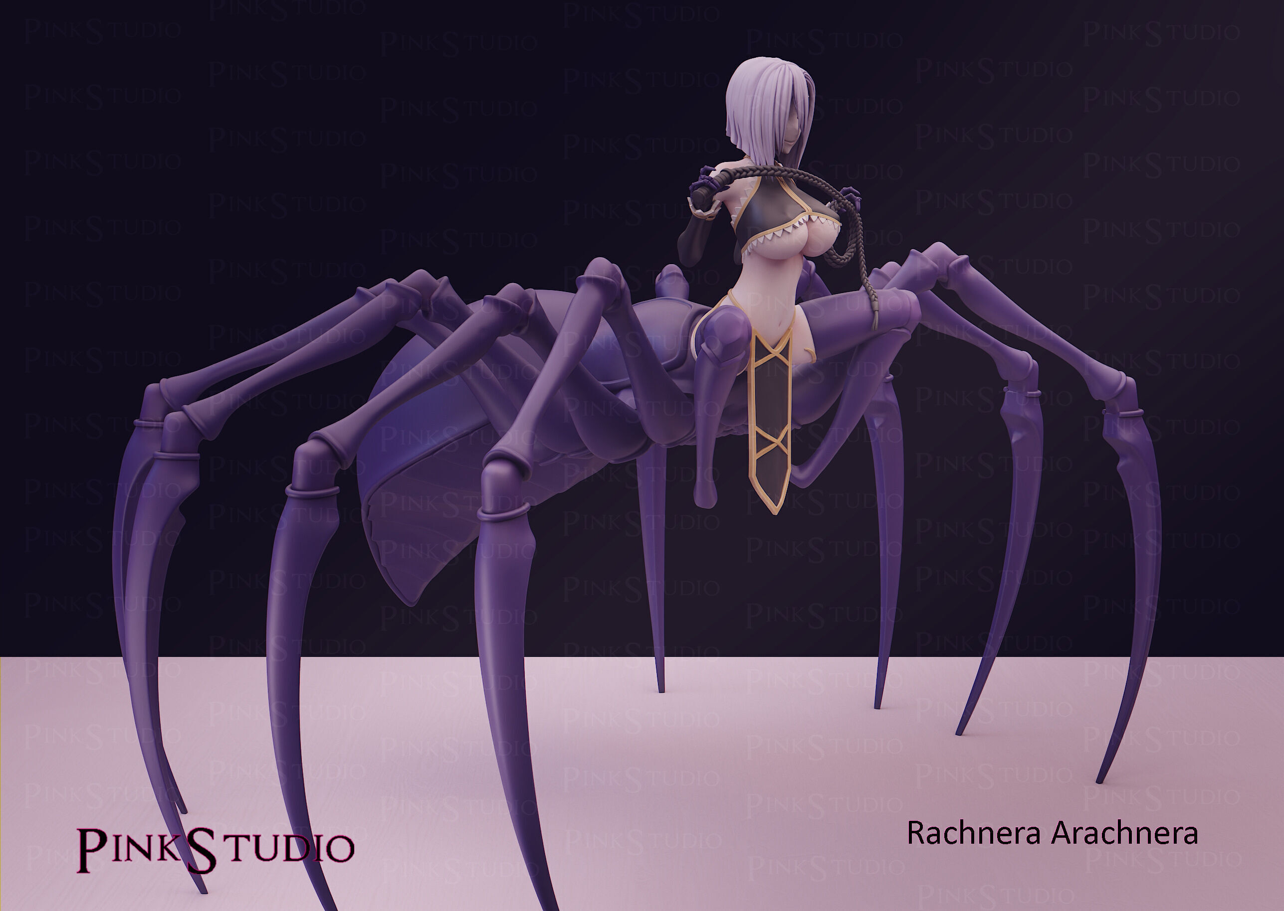 Monster Musume - Rachnera Arachnera 3D print model_5