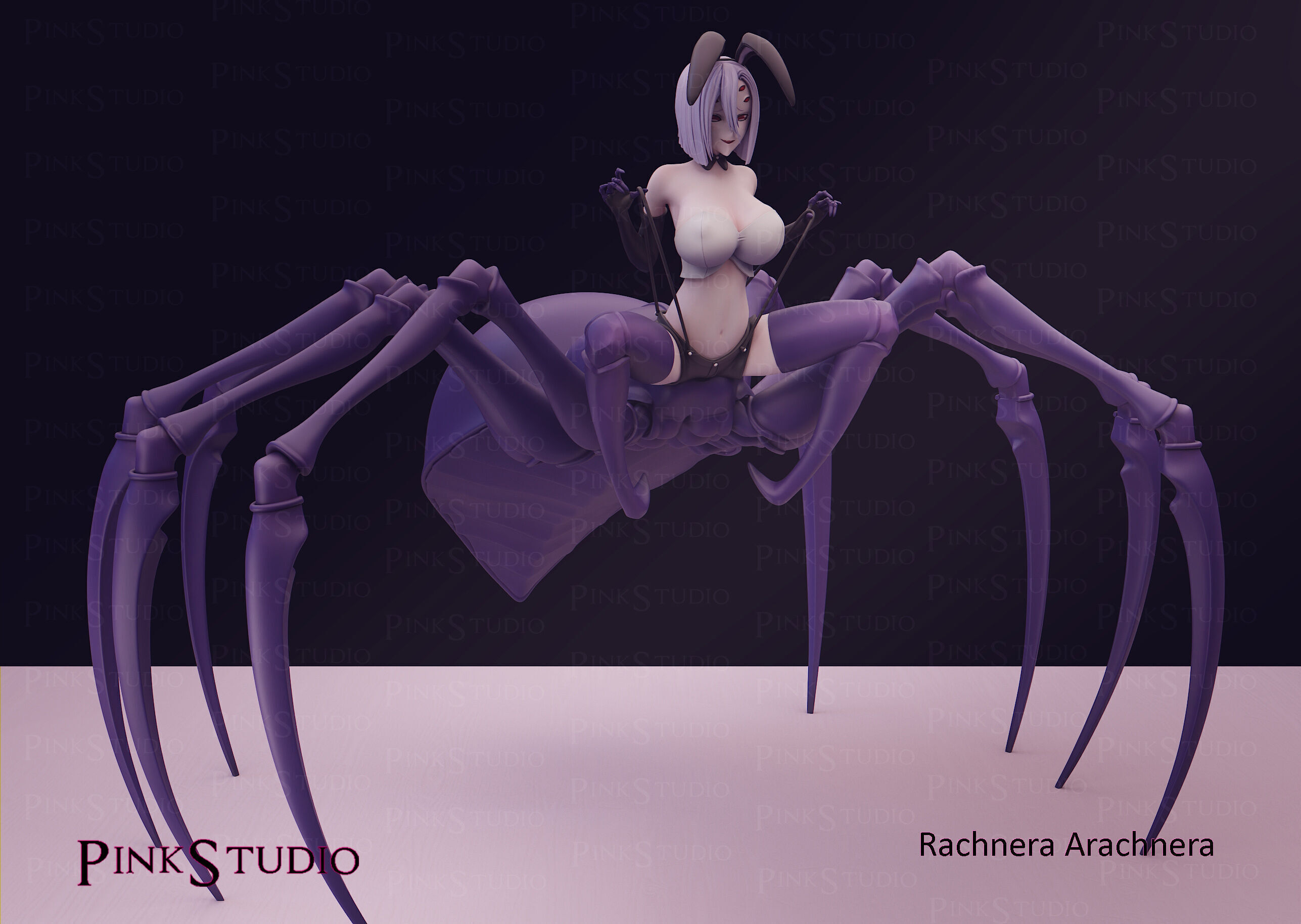 Monster Musume - Rachnera Arachnera 3D print model_4