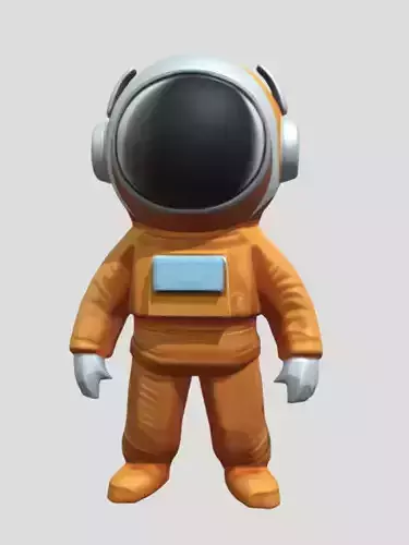 Astronaut 3D Model PBR Textured Game Ready Character