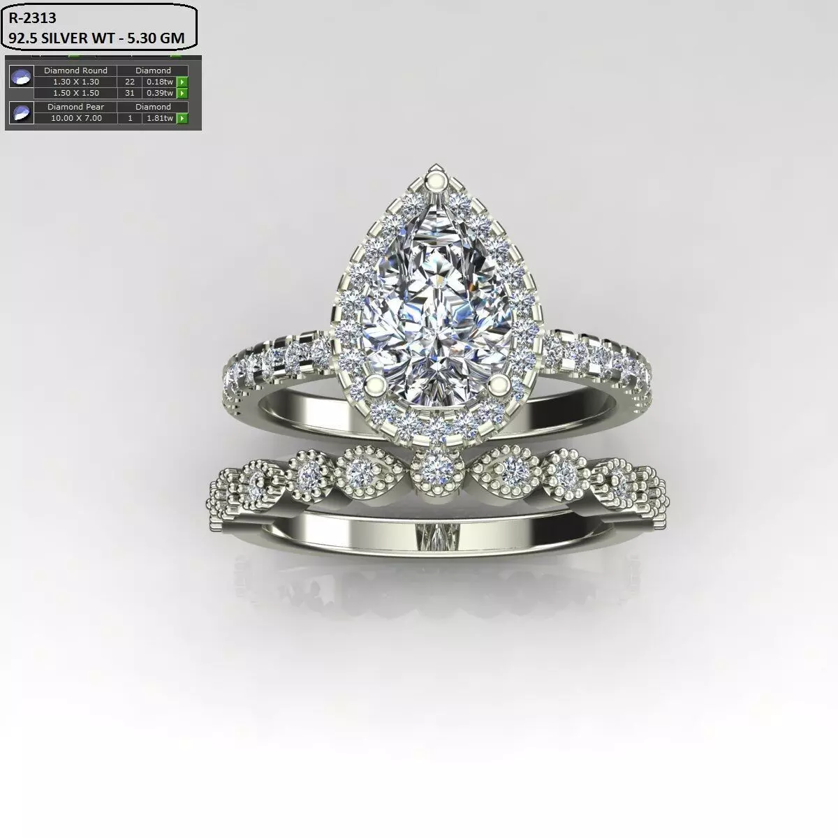 Solitaire Ring 3D print model_0