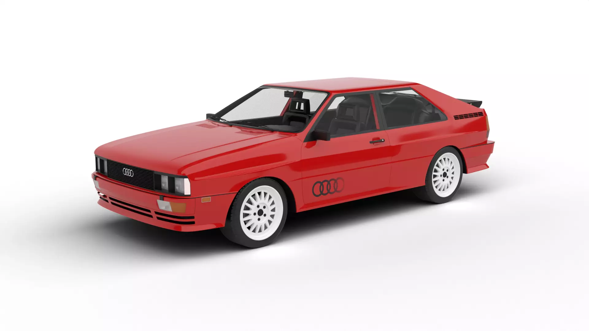Audi Quattro UR 20v 1980 3d model 3D model