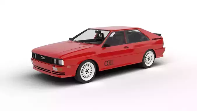 Audi Quattro UR 20v 1980 3d model