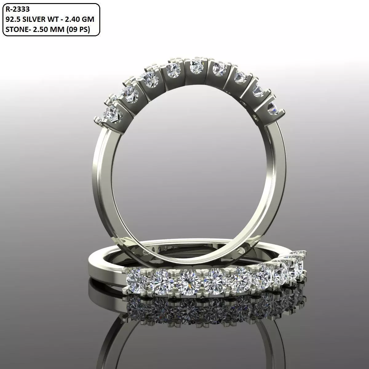 Band Ring 3D print model_0