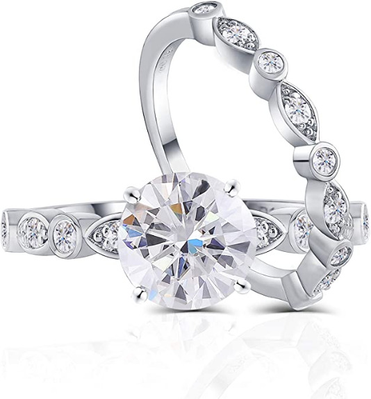 Solitaire Ring 3D print model_2