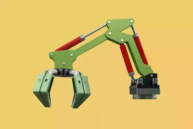 HYDRAULIC WOOD LOG TREE LOADER GRAB CRANE LIFTING GRABBER JAWS