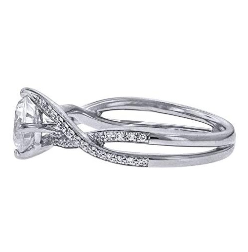 Solitaire Ring 3D print model_5