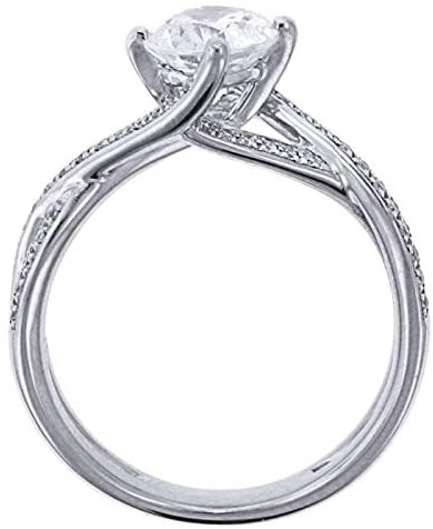 Solitaire Ring 3D print model_4