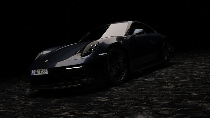 Porsche 911 Carrera GTS 3D model