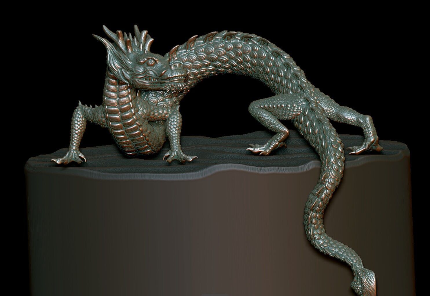 Chinese Dragon 3D print model_9