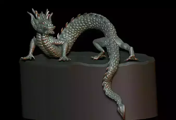 Chinese Dragon 3D print model