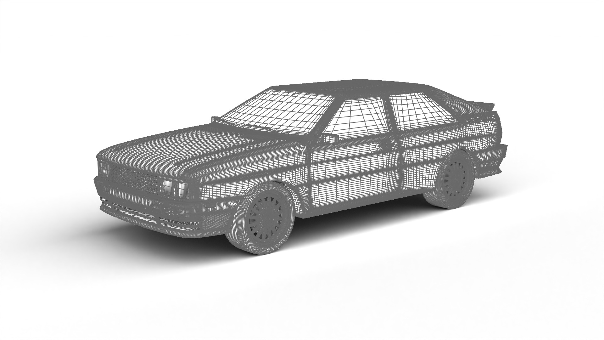 Audi Quattro UR 20v 1980 3d model 3D model_24